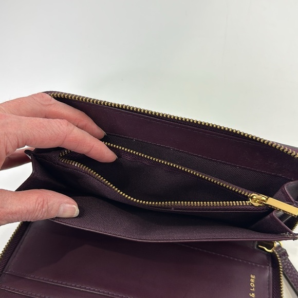 Love & Lore Maroon Vegan Wallet - Picture 6 of 9